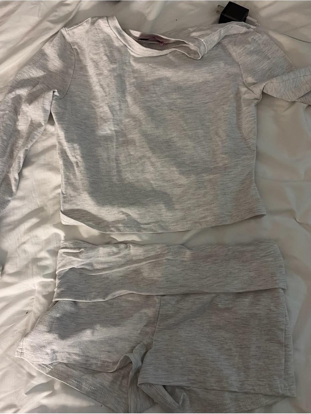 Edikted Light Gray Two-Piece Lounge Set